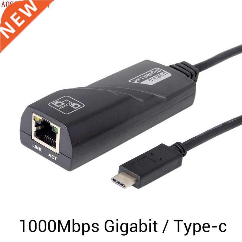 1000Mbps Type-c USB-C To RJ45 Gigabit Ethernet LAN Network A