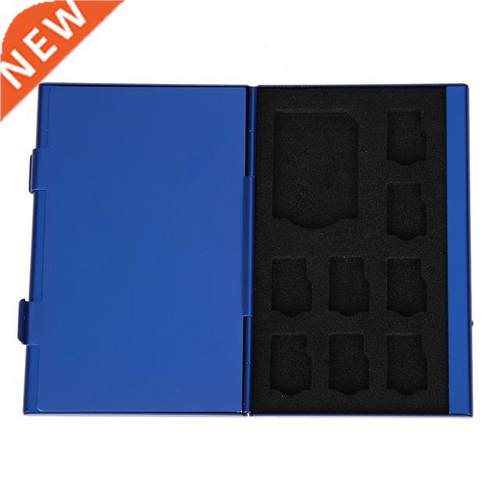 Memory Card Case Aluminium Alloy 8 TF + 4 SD Memory Cards St