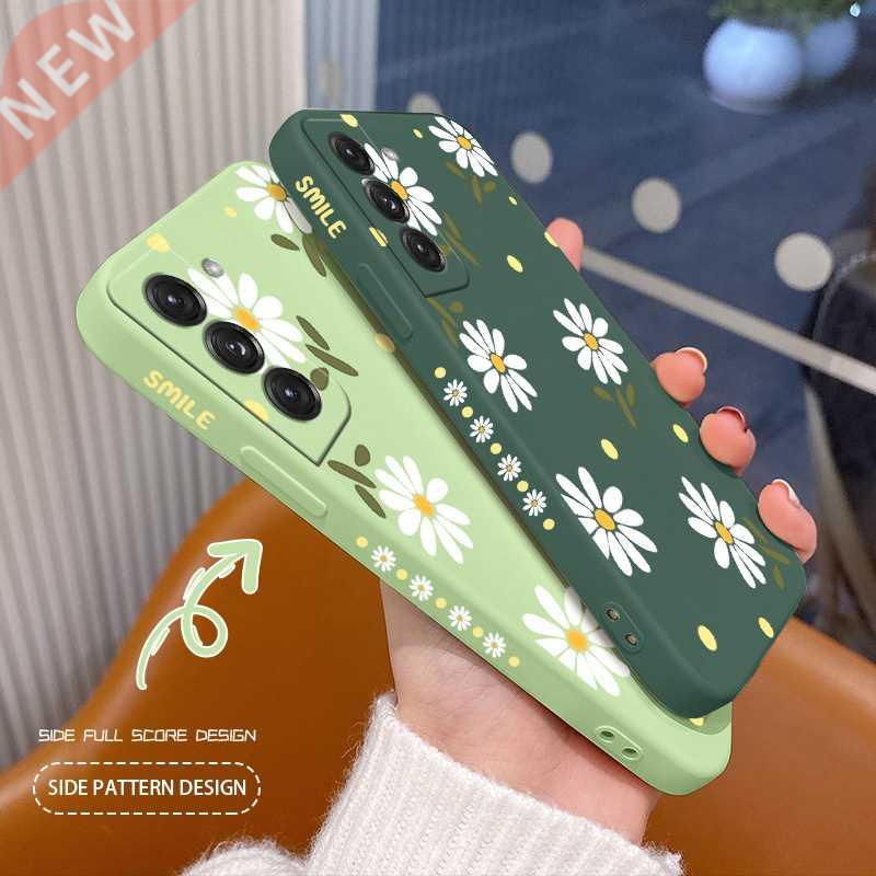 Flowers Silicone Case For Samsung Galaxy S22 S21 S20 FE S10