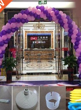 1Set Balloons Arch Column Base Water Connectors Buckles