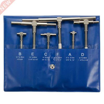 6Pcs Telescopic Gauge Micrometer Measurement Bore Engineers