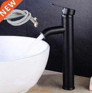 Stainless Faucet 304 Cabinet Steel Black European Washbasin