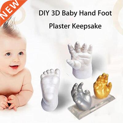 D Baby Hand Print Foot Baby Casting Keepsake Kit Handprint