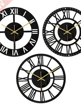 Hollow Out Wall Clock 12 inch Silent Nordic Style Minimalist