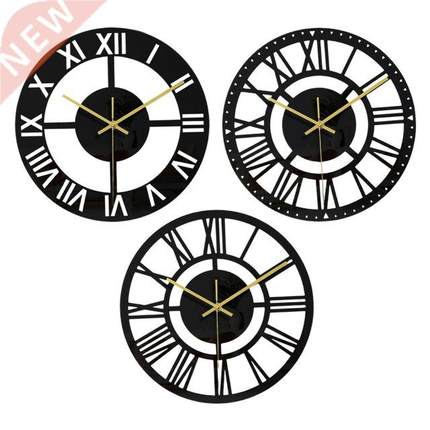 Hollow Out Wall Clock 12 inch Silent Nordic Style Minimalist