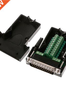 DB25 Male/Female Screw D-SUB 25Pin Plug Breakout Terminal So