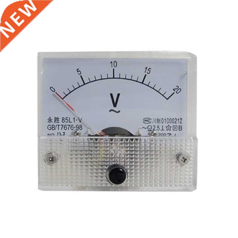 85L1-V AC 0-20V Analog Voltmeter Panel Meter Voltage
