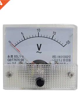 85L1-V AC 0-20V Analog Voltmeter Panel Meter Voltage