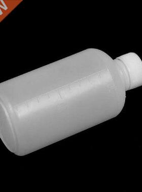 10Pcs 100ml Translucent Lab Home Plastic Bottles with Scale
