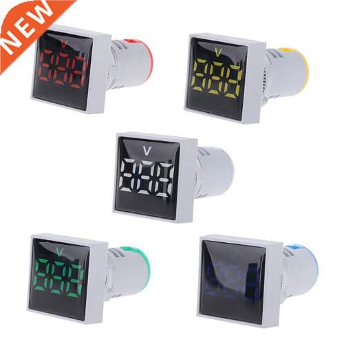 Square Voltmeter AC 20-500V Volt Meter Panel LED Digital Vol