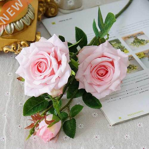 New Artificial Paris perfume roses fake Flowers silk flores