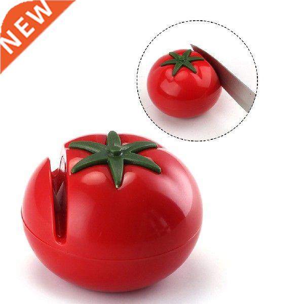 1PC Creative Tomato Shape Sharpener Portable Knife