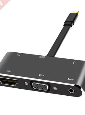 USB C Type c to HDMI 4k Adapter VGA Cable Audio USB3.0 PD Co