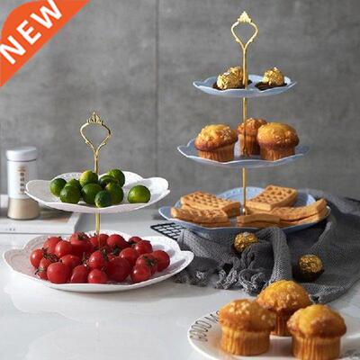 Cupcake Stand Double Layers Square Round Shape Optional