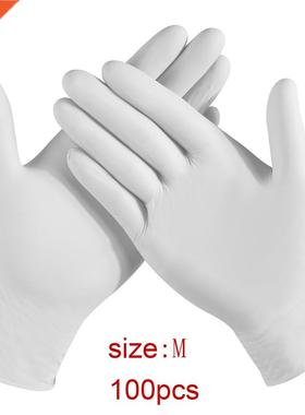 100pcs Household Kitchen Disposable Gloves Waterproof Nitril