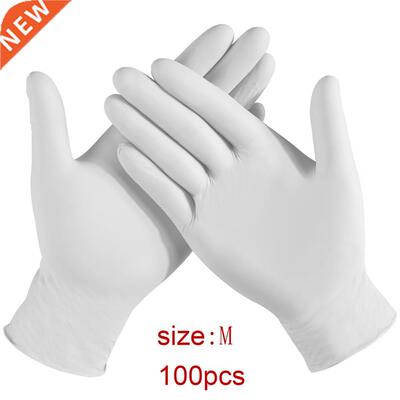 100pcs Household Kitchen Disposable Gloves Waterproof Nitril