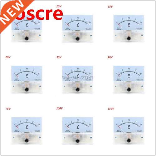 85C1 DC Analog Panel Volt Voltage Meter Voltmeter Gauge Mech