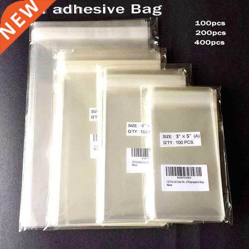 Clear Self-adhesive Cello Cellophane Bag package Self Sealin