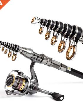 Ca?a de pescar telescópica para Roca, alimentador gir