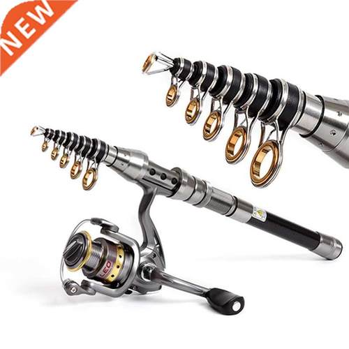 Ca?a de pescar telescópica para Roca, alimentador gir