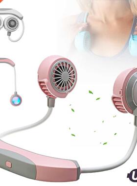 Rechargeable Sport Hanging Dual Cooling Fans 5V USB Portable
