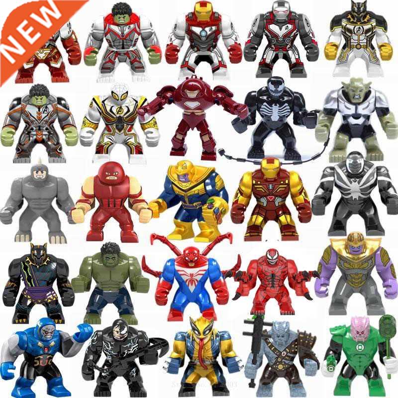 Avengers Hulk Thanos Spider Iron Anime Figure Venom Wolverin
