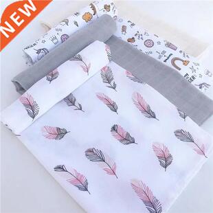 120cm*110cm Blanket Muslin Swaddle Baby Cotton Baby Swaddles