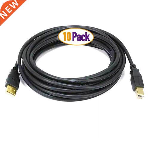 15ft USB 2.0 printer cable 10PCS/pack USB 2.0 A male to B ma