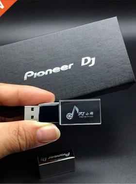 With LED Light Custom Logo Crystal USB Flash Pen Drive 4GB 8