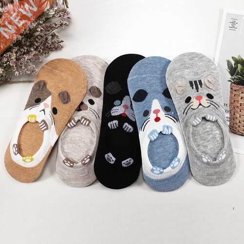 27 Style 10 Piece=5 Pairs/Lot Cute Harajuku Animal Women Soc