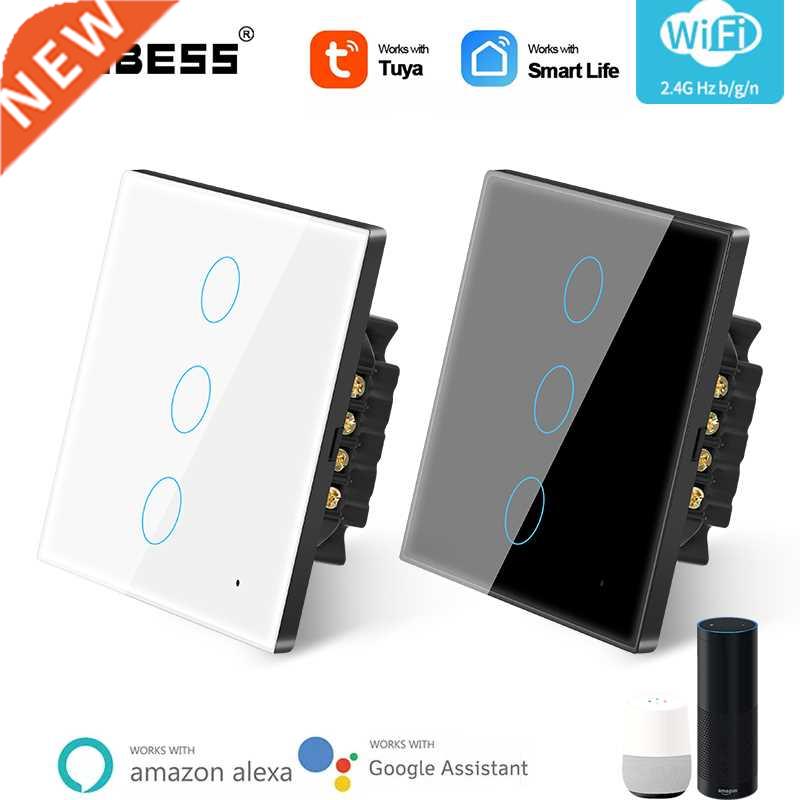 1/2/3 /4Gang Smart Switch Alexa No Neutral Wire Single Fire