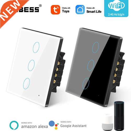 1/2/3 /4Gang Smart Switch Alexa No Neutral Wire Single Fire