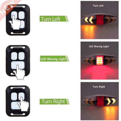 Bike Turning Signal Wireless Remote Mountain Bike