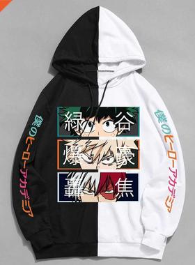 Anime My Hero Academia Hoodies Cool Shoto Todoroki Bakugou D