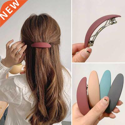 Elegant Matte Geometrc Har Clp Elegant Women Barrettes Ha