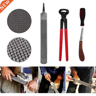 4/7/8PCS Horse Farrier Hoof Nipper Trim Shoeing File Rasp Ha