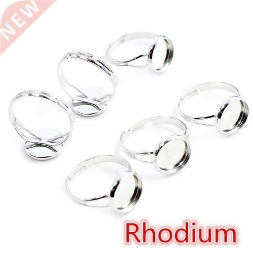 10pcs/lot Adjustable Blank Ring Base Fit Dia 10 12 14 16 18