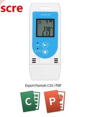 USB Temperature Humidity Data Logger Reusable RH TEMP Datalo