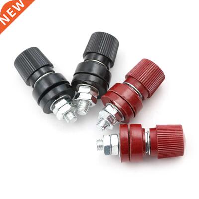 4pcs (2PCS Red + 2PCS Black) Terminal 6mm Screw M6 Power Sup