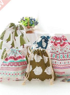 Clothes Shoes Storage Bag Cotton Linen Fabric Organizer