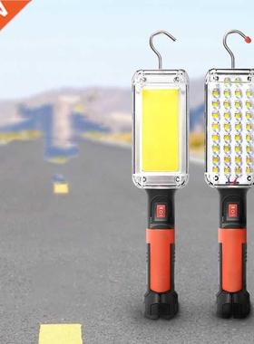 COB LED flashlight Work light torch USB Rechargeable camping