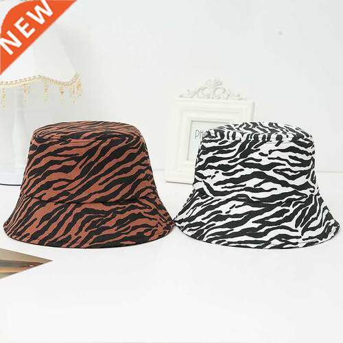 2021 New Fashion Summer Black White Zebra Striped Print Buck
