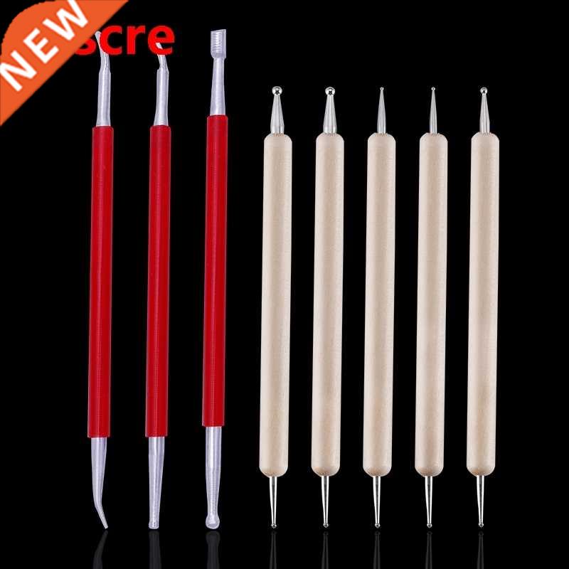 8PCS Leather Craft Tool Modeling Point Stylus Modelling Spl