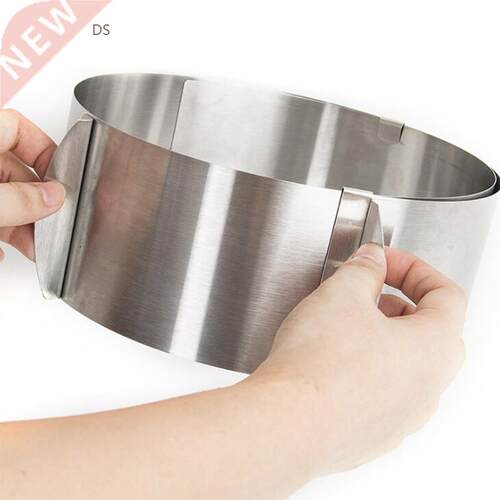 Cake Tins Adjustable Stainless Steel Round Cake Ring Baking