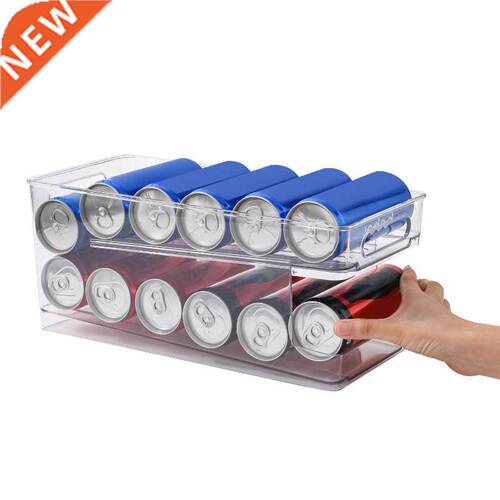 Can Drink Holder Storage Dispenser Bin for Refrigerator