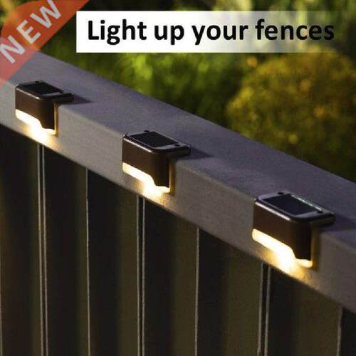 4/8/16PCS Solar Lamp Path Stair Outdoor Lights Waterproof