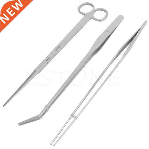 Pcs Aquarium Live Plants Long Handle Tweezers Scissors Main