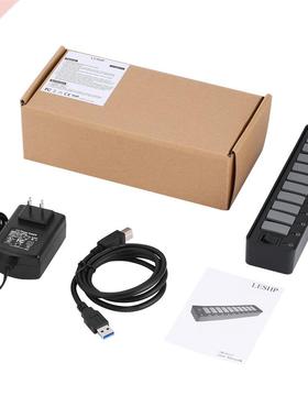 LESHP 10 Ports USB .0 Hub High Speed 5Gbps USB .0 Data