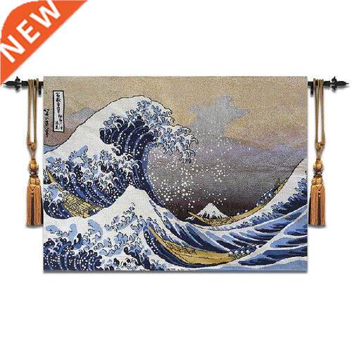 65*95cm Hokusai's The Great Wave wall hanging tapestry Home