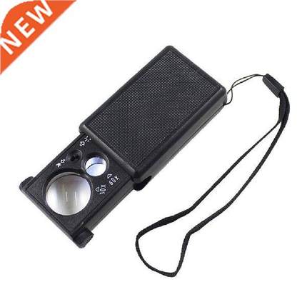30X 60X Pull-type Jewelry Magnifier Mini Pocket Hand